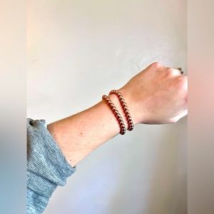 j. crew | stretch rose gold bracelet | 5 for $25